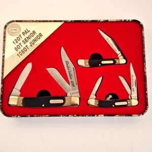 Schrade Limited Edition 2018 Old Timer Pocket Knife set.